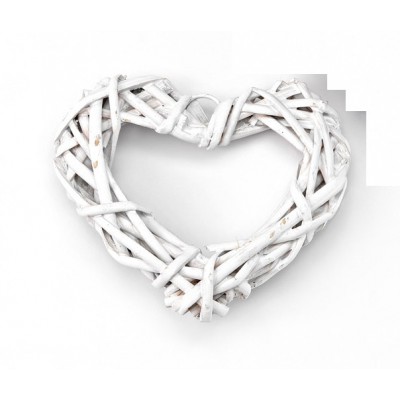 ΞΥΛΙΝΗ ΜΠΟΜΠΟΝΙΕΡΑ ΚΑΡΔΙΑ ΛΕΥΚΗ 10Χ10