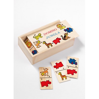 ΜΠΟΜΠΟΝΙΕΡΑ ΞΥΛΙΝΟ ΝΤΟΜΙΝΟ ΖΩΑ ΤΗΣ ΖΟΥΓΚΛΑΣ 9Χ15Χ4Υ