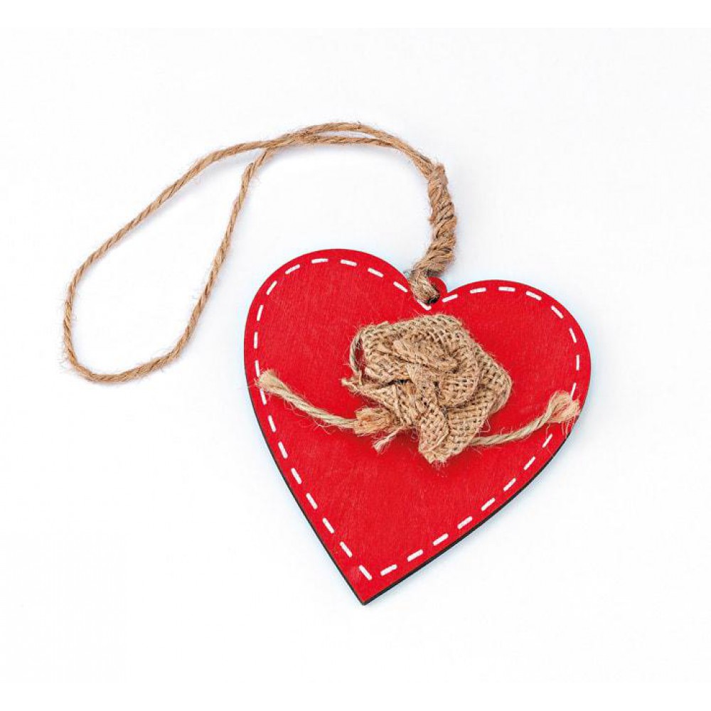 ΞΥΛΙΝΗ ΜΠΟΜΠΟΝΙΕΡΑ ΚΑΡΔΙΑ ΚΟΚΚΙΝΗ 10Χ10 ΣΥ/28 