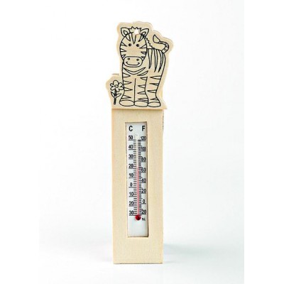 ΜΠΟΜΠΟΝΙΕΡΑ ΞΥΛΙΝΟ ΘΕΡΜΟΜΕΤΡΟ ΖΕΒΡΑ 5Χ18Υ