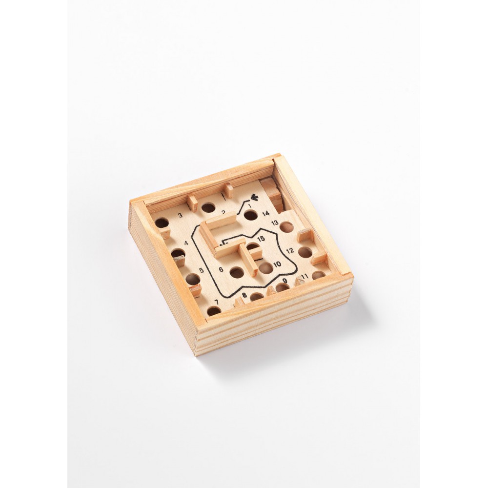 ΜΠΟΜΠΟΝΙΕΡΑ ΞΥΛΙΝΟ ΠΑΙΧΝΙΔΙ ΛΑΒΥΡΙΝΘΟΣ 9Χ9Χ2.5 