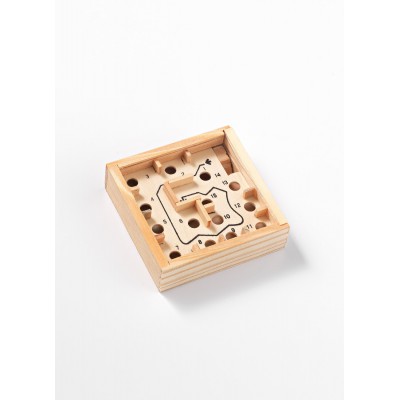 ΜΠΟΜΠΟΝΙΕΡΑ ΞΥΛΙΝΟ ΠΑΙΧΝΙΔΙ ΛΑΒΥΡΙΝΘΟΣ 9Χ9Χ2.5