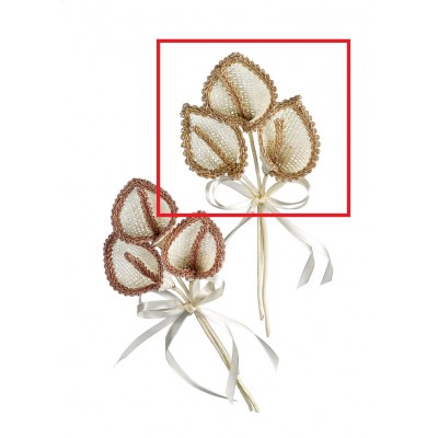 ΥΦΑΣΜΑΤΙΝΗ ΜΠΟΜΠΟΝΙΕΡΑ ΚΡΙΝΑ ΣΕ ΕΚΡΟΥ-ΧΡΥΣΟ ΧΡΩΜΑ 5Χ7Χ25Υ