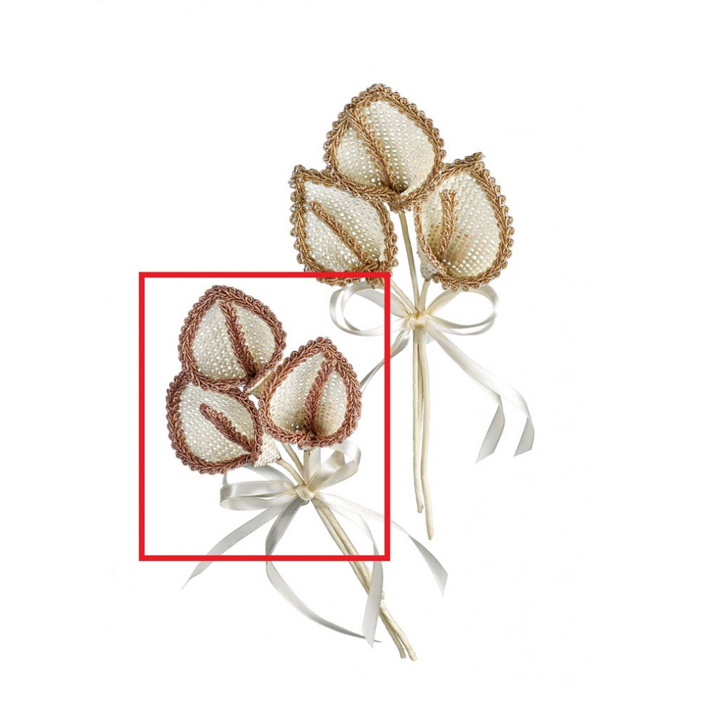 ΥΦΑΣΜΑΤΙΝΗ ΜΠΟΜΠΟΝΙΕΡΑ ΚΡΙΝΑ ΕΚΡΟΥ - ΡΟΖ ΧΡΥΣΟ 5Χ7Χ25Υ 