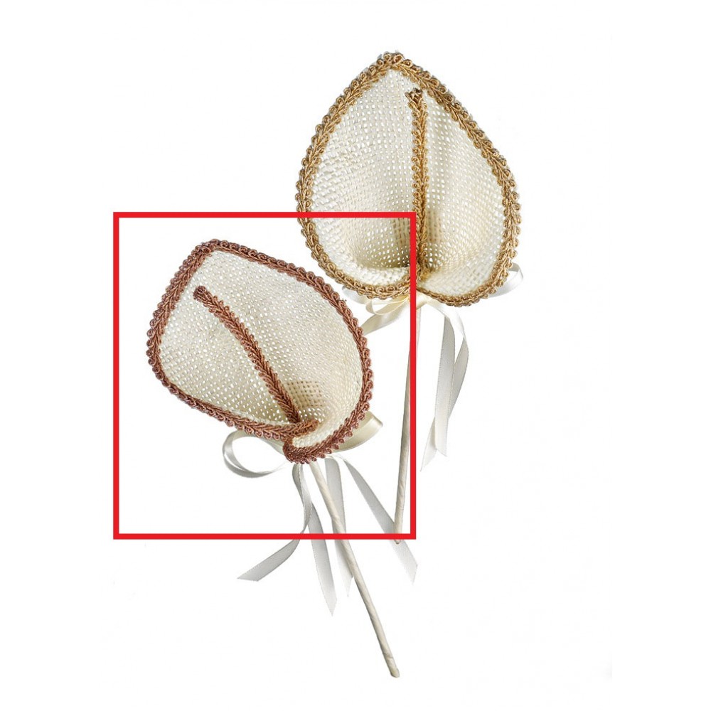 ΥΦΑΣΜΑΤΙΝΗ ΜΠΟΜΠΟΝΙΕΡΑ ΚΡΙΝΟ ΕΚΡΟΥ - ΡΟΖ ΧΡΥΣΟ 9Χ12Χ27Υ 