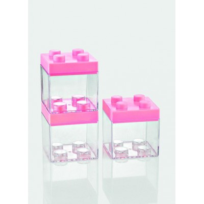 ΜΠΟΜΠΟΝΙΕΡΑ PVC ΚΥΒΑΚΙΑ ΡΟΖ 6Χ6Χ6Υ