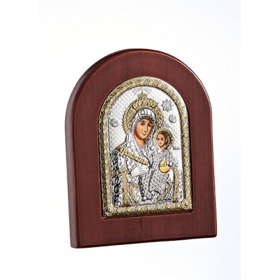 ΜΠΟΜΠΟΝΙΕΡΑ ΑΣΗΜΕΝΙΑ ΕΙΚΟΝΑ 7,5Χ9,5 ΠΑΝΑΓΙΑ ΒΗΘΛΕΕΜ ΧΡΥΣΟ 7,5X9,5