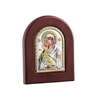 ΜΠΟΜΠΟΝΙΕΡΑ ΑΣΗΜΕΝΙΑ ΕΙΚΟΝΑ 7,5Χ9,5 ΠΑΝΑΓΙΑ ΒΛΑΔΗΜΗΡ ΧΡΩΜ 7,5X9,5