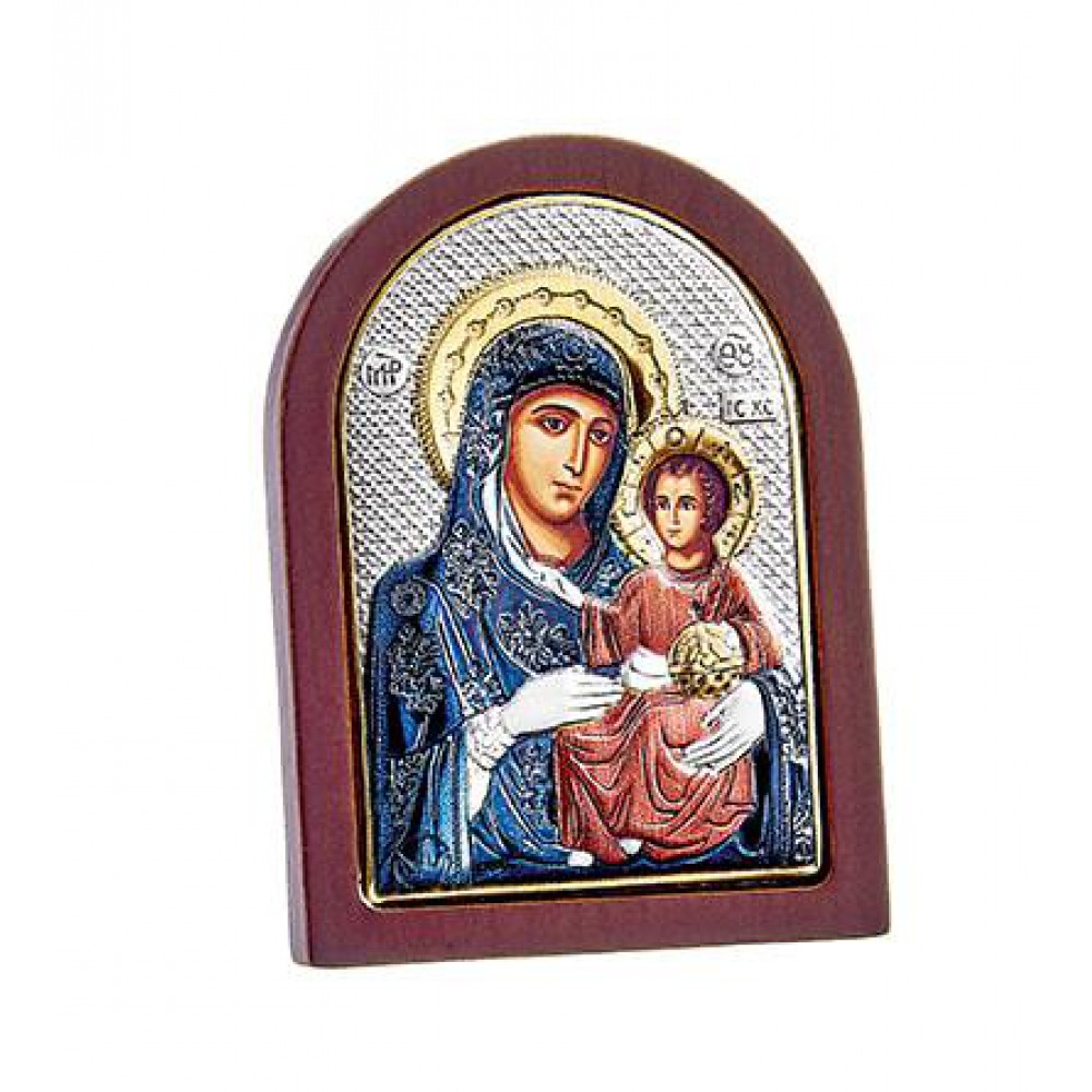 ΜΠΟΜΠΟΝΙΕΡΑ ΑΣΗΜΕΝΙΑ ΕΙΚΟΝΑ ΟΒΑΛ ΙΕΡΟΣΟΛΥΜΙΤΙΣΣΑ ΧΡΥΣΟ 4,6X6,3 