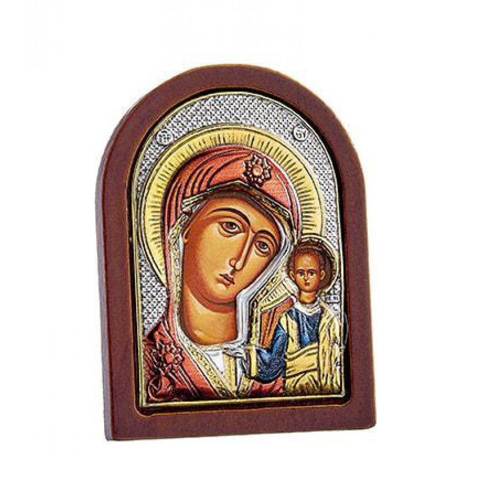 ΜΠΟΜΠΟΝΙΕΡΑ ΑΣΗΜΕΝΙΑ ΕΙΚΟΝΑ ΟΒΑΛ ΠΑΝΑΓΙΑ ΚΑΖΑΝ 4,6X6,3 