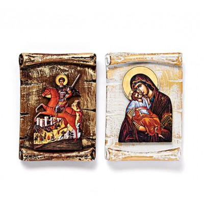 ΜΠΟΜΠΟΝΙΕΡΑ ΚΕΡΑΜΙΚΗ ΕΙΚΟΝΑ ΠΑΠΥΡΟΣ ΑΝΑΓΛΥΦΗ 7X10CM