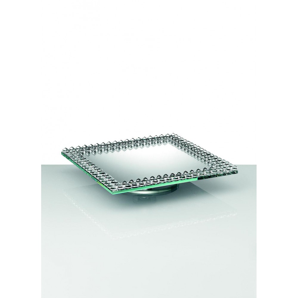 ΓΥΑΛΙΝΗ ΤΟΥΡΤΙΕΡΑ ΜΕ ΚΑΘΡΕΠΤΗ ΤΕΤΡΑΓΩΝΗ 31Χ31Χ6Υ 