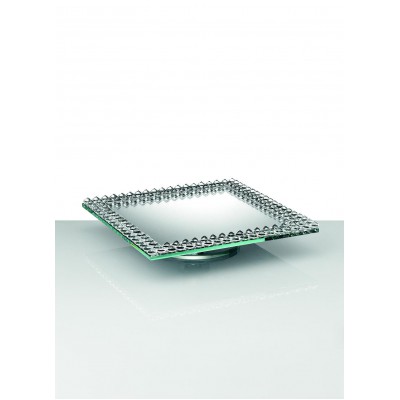 ΓΥΑΛΙΝΗ ΤΟΥΡΤΙΕΡΑ ΜΕ ΚΑΘΡΕΦΤΗ ΤΕΤΡΑΓΩΝΗ 31Χ31Χ6Υ