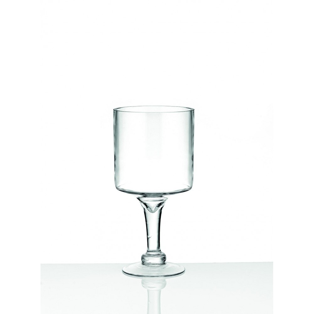 ΓΥΑΛΙΝΟ ΚΗΡΟΠΗΓΙΟ ΜΕ ΠΟΔΙ Φ12Χ15Υ 