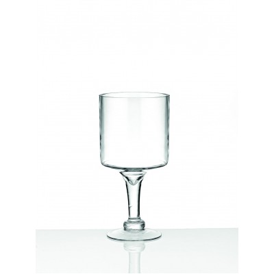 ΓΥΑΛΙΝΟ ΚΗΡΟΠΗΓΙΟ ΜΕ ΠΟΔΙ Φ12Χ15Υ