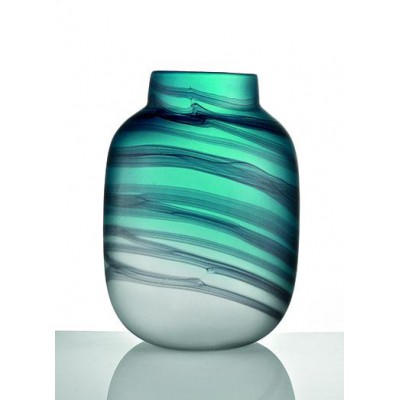 ΓΥΑΛΙΝΟ ΜΑΤ ΒΑΖΟ ΜΠΛΕ Φ20Χ28Υ