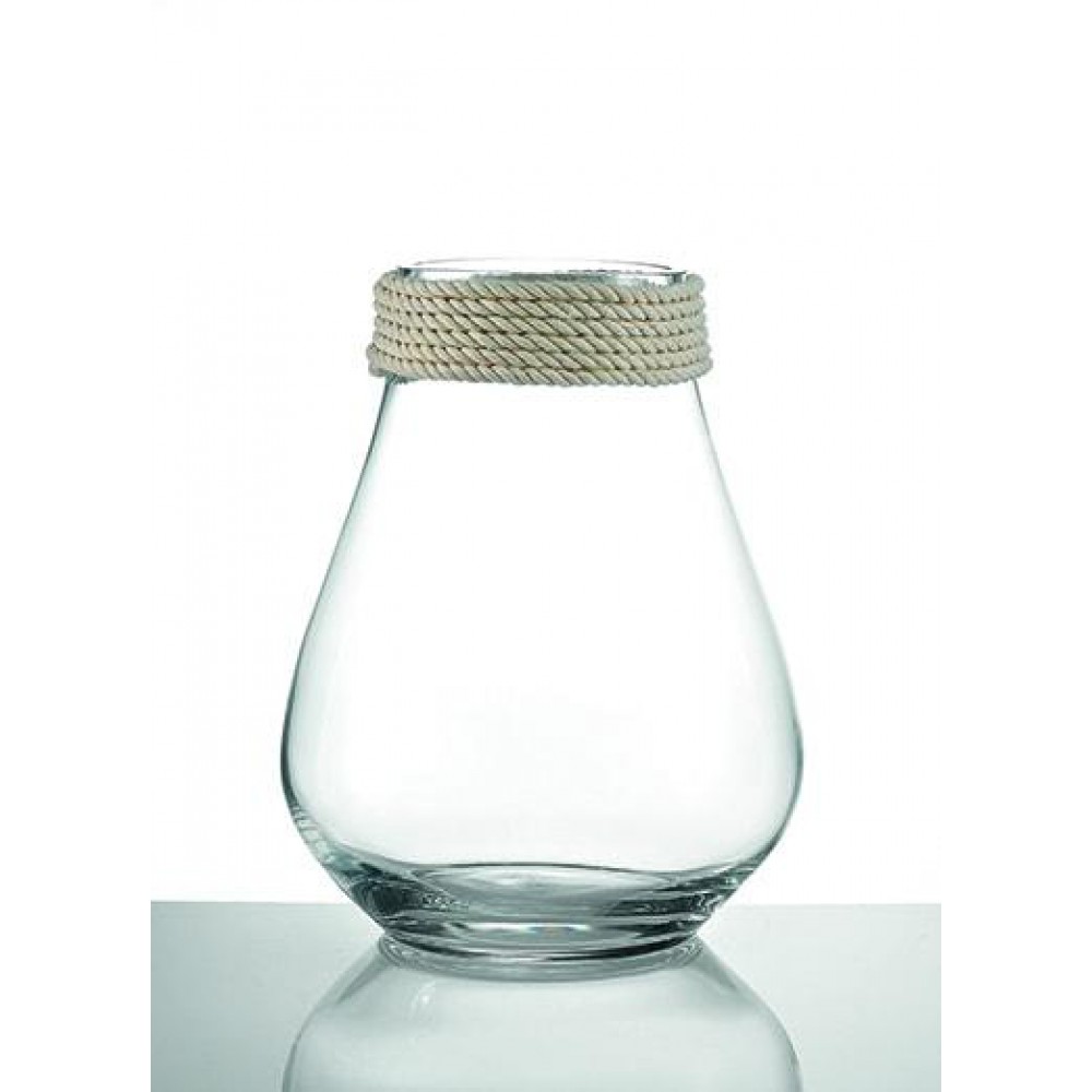 ΓΥΑΛΙΝΟ ΒΑΖΟ ΜΕ ΣΧΟΙΝΙ Φ20Χ25Υ 
