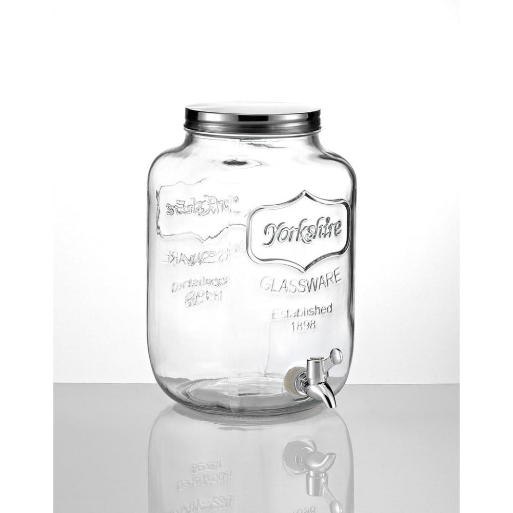 ΓΥΑΛΑ ΜΕ ΒΡΥΣΑΚΙ Yorkshire 8 ΛΙΤΡΩΝ ΚΑΙ ΜΕΤΑΛΛΙΚΟ ΚΑΠΑΚΙ 20Χ20Χ32Υ 