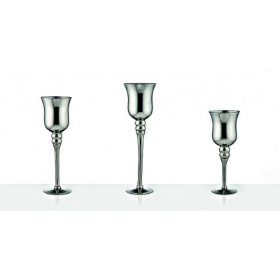 ΓΥΑΛΙΝΕΣ ΒΑΣΕΙΣ ΡΕΣΩ ΑΣΗΜΙ ΣΕΤ 3 ΤΜΧ Φ12Χ40 11Χ35 11Χ30