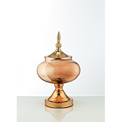 ΓΥΑΛΙΝΗ ΧΡΥΣΗ ΦΟΝΤΑΝΙΕΡΑ ΜΕ ΚΑΠΑΚΙ Φ11 Φ17Χ29Υ