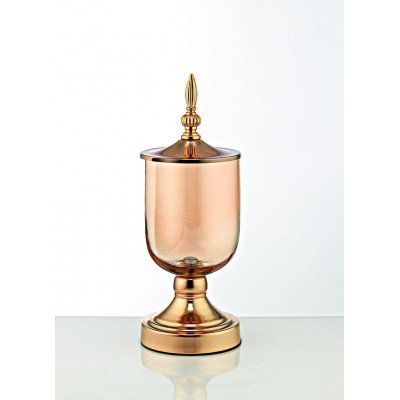 ΓΥΑΛΙΝΗ ΧΡΥΣΗ ΦΟΝΤΑΝΙΕΡΑ ΜΕ ΚΑΠΑΚΙ Φ12Χ33Υ