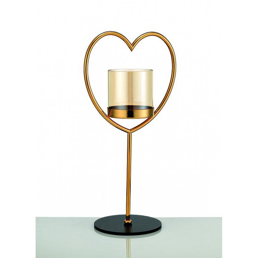 ΜΕΤΑΛΛΙΚΟ ΧΡΥΣΟ ΚΗΡΟΠΗΓΙΟ ΚΑΡΔΙΑ Φ15 22Χ43 