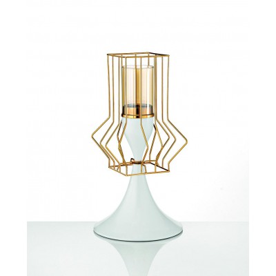 ΜΕΤΑΛΛΙΚΟ ΧΡΥΣΟ ΚΗΡΟΠΗΡΙΟ ΜΕ ΛΕΥΚΗ ΒΑΣΗ Φ19Χ38Υ