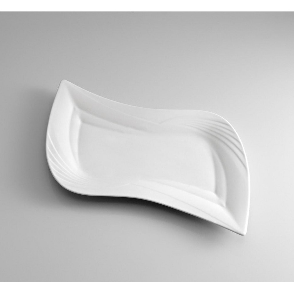 ΠΙΑΤΕΛΑ ΛΕΥΚΗ ΠΟΡΣΕΛΑΝΙΝΗ 35Χ27 