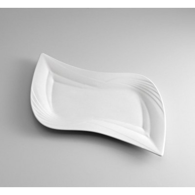 ΠΙΑΤΕΛΑ ΛΕΥΚΗ ΠΟΡΣΕΛΑΝΙΝΗ 35Χ27