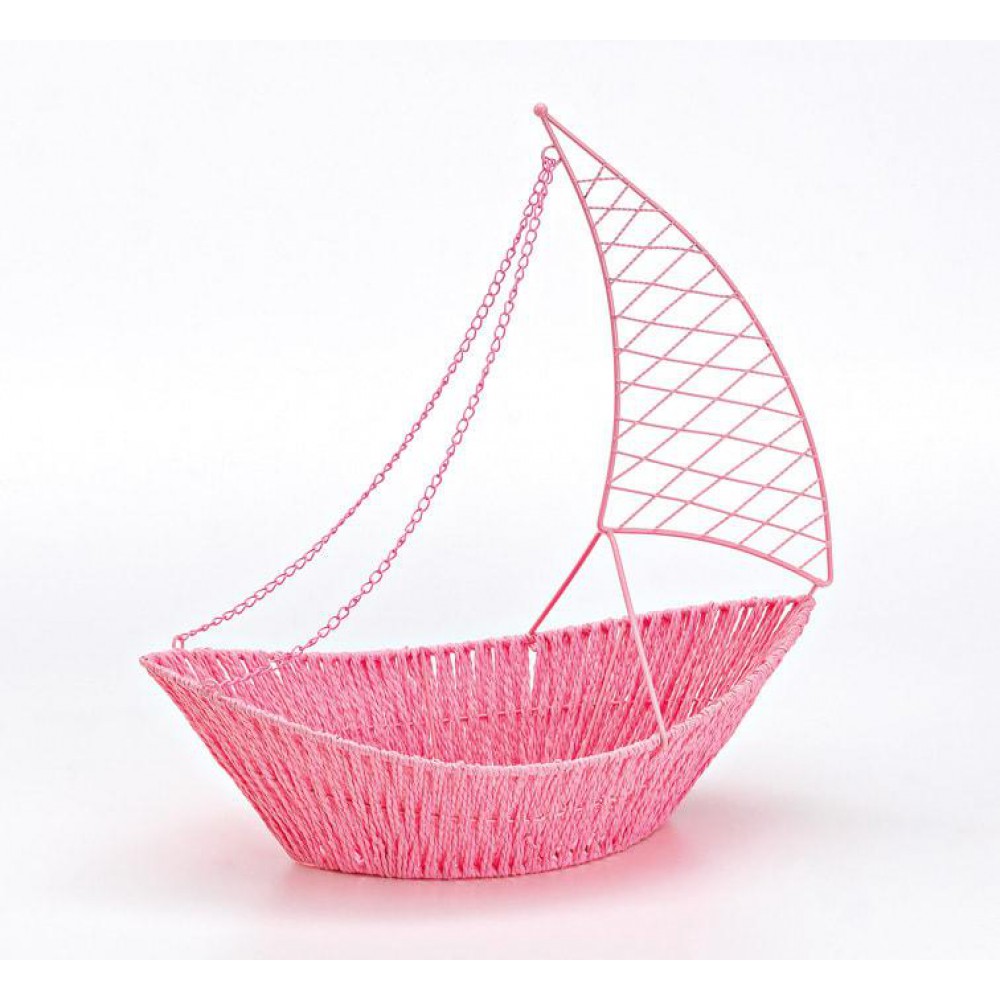 ΜΕΤΑΛΛΙΚΟ ΡΟΖ ΚΑΡΑΒΙ 46Χ26Χ47Υ 