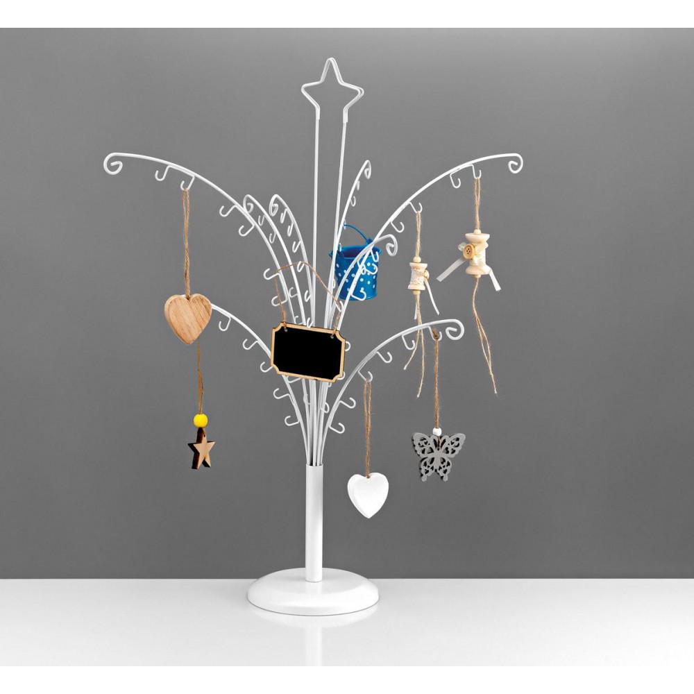 ΜΕΤΑΛΛΙΚΟ ΣΤΑΝΤ ΔΕΝΤΡΑΚΙ ΛΕΥΚΟ Φ40Χ62Υ 