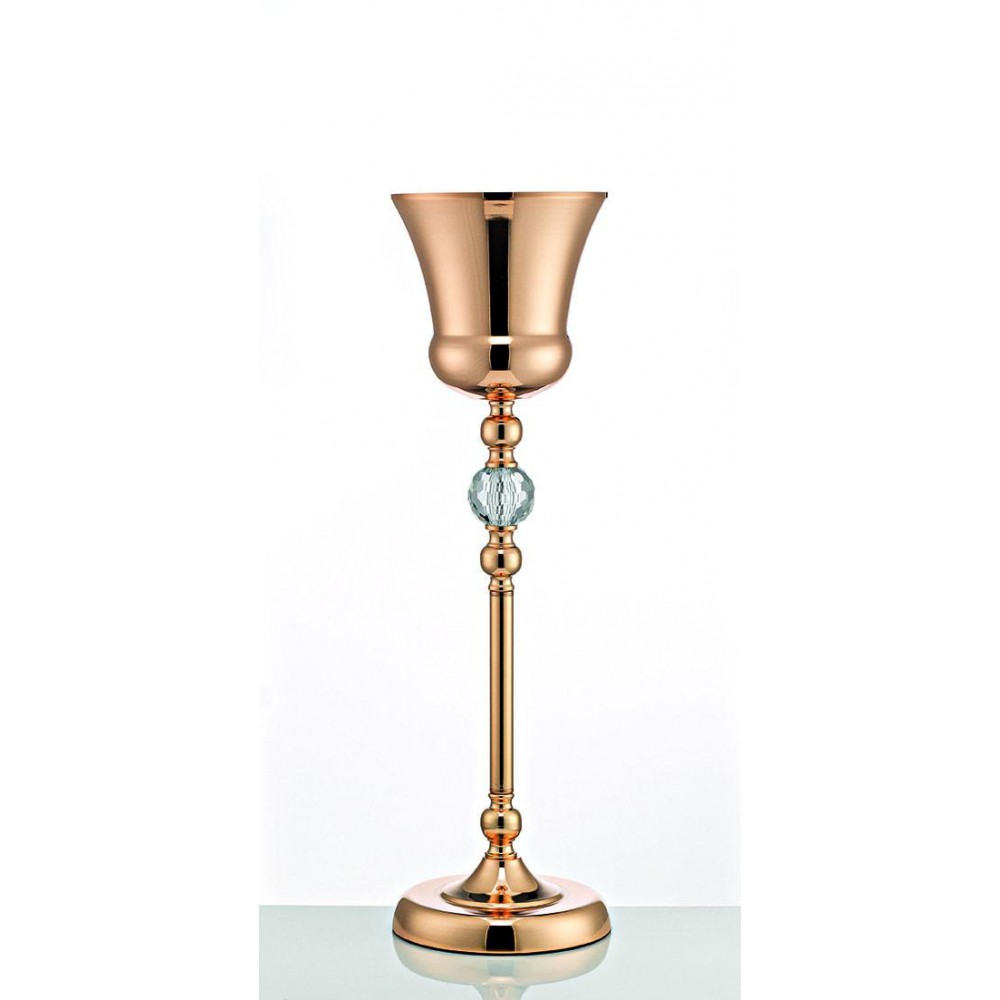 ΜΕΤΑΛΛΙΚΗ ΔΙΑΚΟΣΜΗΤΙΚΗ ΑΝΘΟΣΤΗΛΗ ΧΡΥΣΗ Φ22Χ75Υ 