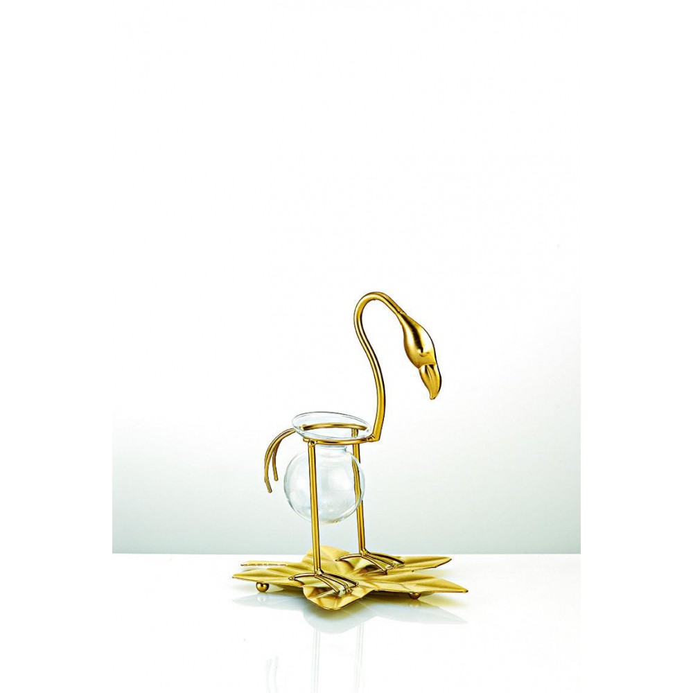 ΜΕΤΑΛΛΙΚΟ ΧΡΥΣΟ ΑΝΘΟΔΟΧΕΙΟ ΦΛΑΜΙΝΓΚΟ 19Χ16Χ22Υ 