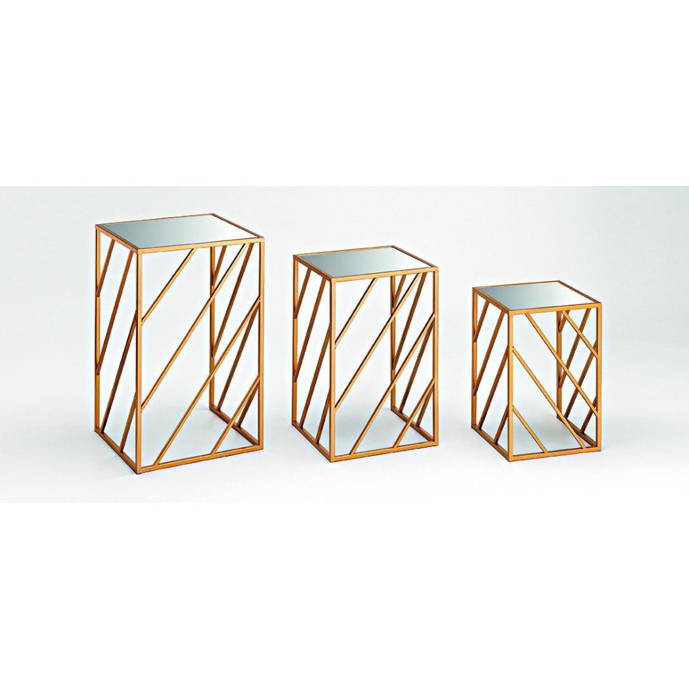 ΜΕΤΑΛΛΙΚΑ ΒΟΗΘΗΤΙΚΑ ΤΡΑΠΕΖΑΚΙΑ ΜΕ ΚΑΘΡΕΦΤΗ ΣΕΤ 3 ΤΜΧ ΤΕΤΡΑΓΩΝΑ 40Χ40Χ65Υ 