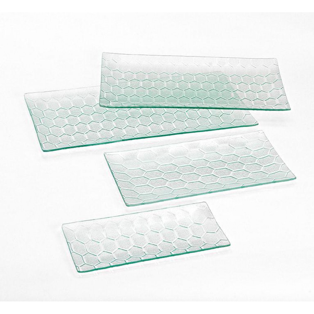 ΓΥΑΛΙΝΕΣ ΠΙΑΤΕΛΕΣ ΠΑΡΑΛΛΗΛΟΓΡΑΜΜΕΣ ΣΕΤ 4 ΤΜΧ 44Χ22 39Χ21 