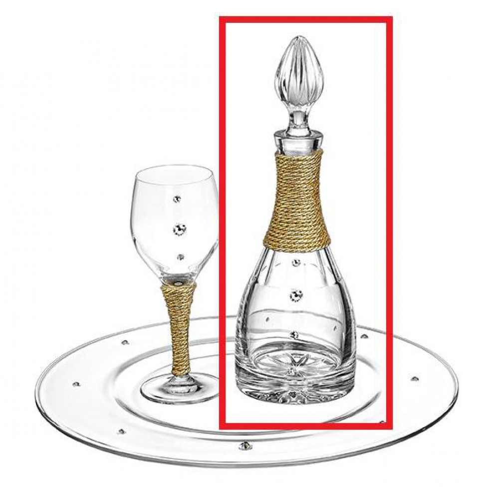 ΚΑΡΑΦΑ ΜΕ SWAR ΚΑΙ ΧΡΥΣΟ 10Χ30 