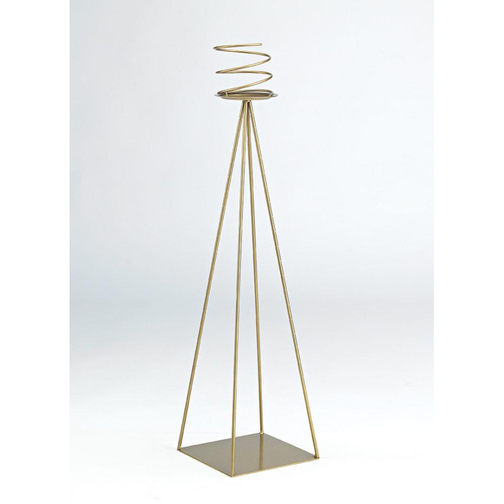 ΜΕΤΑΛΛΙΚΟΣ ΚΗΡΟΣΤΑΤΗΣ ΠΥΡΑΜΙΔΑ 20Χ20Χ78 ΚΕΡΙ Φ10 