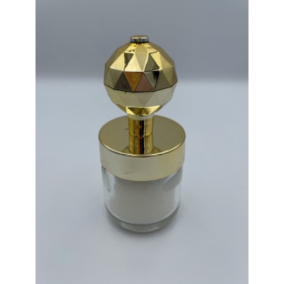 ΜΠΟΜΠΟΝΙΕΡΑ ΓΥΑΛΙΝΟ ΒΑΖΑΚΙ ΜΕ ΚΕΡΙ ΚΑΙ ΧΡΥΣΟ ΔΙΑΜΑΝΤΑΚΙ Φ4Χ9.5Υ