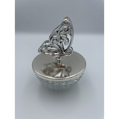 ΜΠΟΜΠΟΝΙΕΡΑ ΓΥΑΛΙΝΗ ΜΠΙΖΟΥΤΙΕΡΑ ΜΕ ΑΣΗΜΙ ΠΕΤΑΛΟΥΔΑ Φ7Χ9Υ