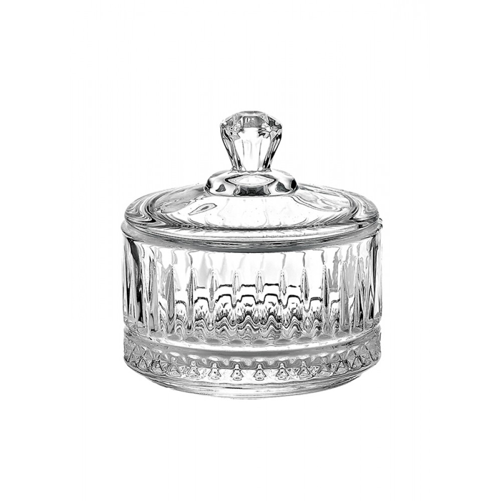 ΜΠΙΖΟΥΤΙΕΡΑ ΓΥΑΛΙΝΗ ΣΤΡΟΓΓΥΛΗ Φ7x7cm 