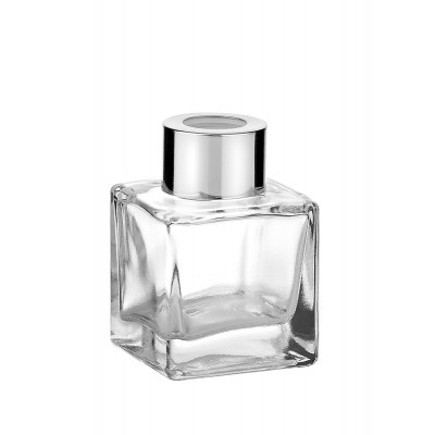 BAZAKI ΓΙΑ ΑΡΩΜΑΤΙΚΟ ΧΩΡΟΥ ΤΕΤΡΑΓΩΝΟ ΑΣΗΜΙ ΠΩΜΑ 50ml  5x5x7cm