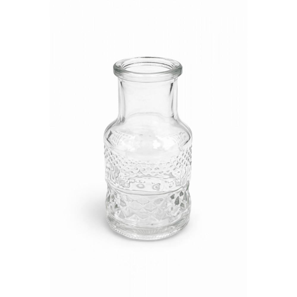 ΓΥΑΛΙΝΟ ΜΠΟΥΚΑΛΙ 50ml Φ5Χ8.5cm (ΧΩΡΙΣ ΠΩΜΑ) 