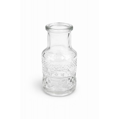 ΓΥΑΛΙΝΟ ΜΠΟΥΚΑΛΙ 50ml Φ5Χ8.5cm (ΧΩΡΙΣ ΠΩΜΑ)