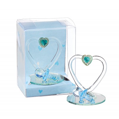 ΓΥΑΛΙΝΗ ΜΠΟΜΠΟΝΙΕΡΑ ΠΙΠΙΛΑ ΣΙΕΛ ΚΑΡΔΙΑ ΣΕ PVC ΚΟΥΤΑΚΙ 6x5x8cm