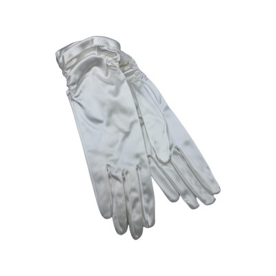 ΓΑΝΤΙΑ ΝΥΦΙΚΑ ΛΕΥΚΑ ΣΑΤΕΝ ΜΕ ΣΟΥΡΑ ΣΤΙΣ ΑΚΡΕΣ 25 ΕΚΑΤΟΣΤΑ