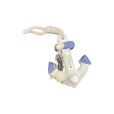 ΞΥΛΙΝΗ ΚΡΕΜΑΣΤΡΑ ΘΕΡΜΟΜΕΤΡΟ ΑΓΚΥΡΑ 10X25cm