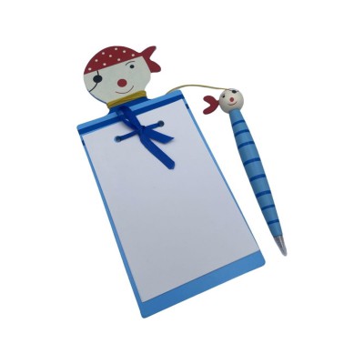 ΜΠΟΜΠΟΝΙΕΡΑ ΞΥΛΙΝΟ ΣΗΜΕΙΩΜΑΤΑΡΙΟ ΜΕ ΣΤΥΛΟ ΠΕΙΡΑΤΗΣ 22Υ