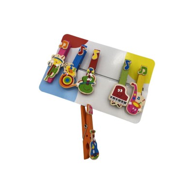 ΜΠΟΜΠΟΝΙΕΡΕΣ ΞΥΛΙΝΑ ΜΑΝΤΑΛΑΚΙΑ ΜΟΥΣΙΚΑ ΟΡΓΑΝΑ ΣΕΤ 6 ΤΕΜΑΧΙΩΝ 1X7cm