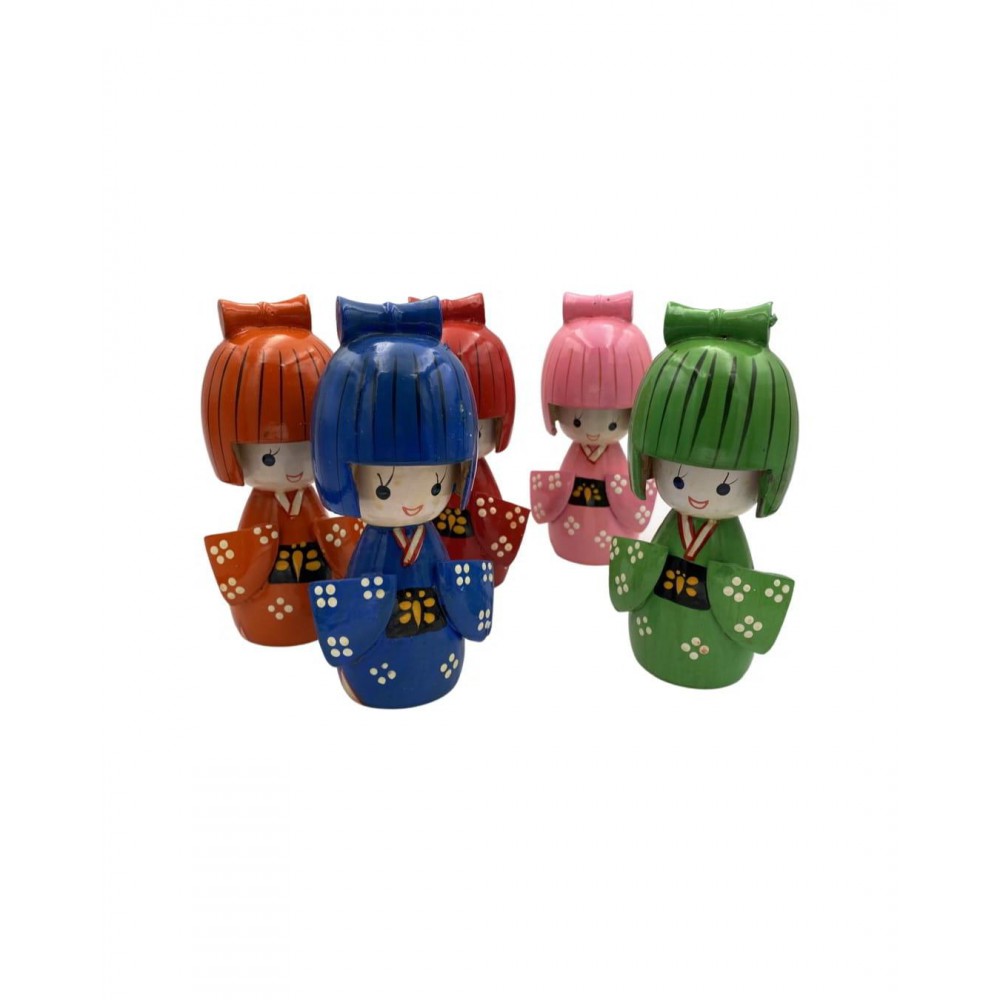 ΞΥΛΙΝΗ ΜΠΟΜΠΟΝΙΕΡΑ 5 ΧΡΩΜΑΤΩΝ 13CM 