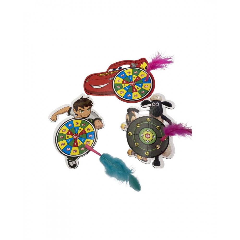 ΜΠΟΜΠΟΝΙΕΡΕΣ ΜΑΓΝΗΤΙΚΟΙ ΣΤΟΧΟΙ ΜΕ ΗΡΩΕΣ 3 ΣΧΕΔΙΩΝ 12X9cm 